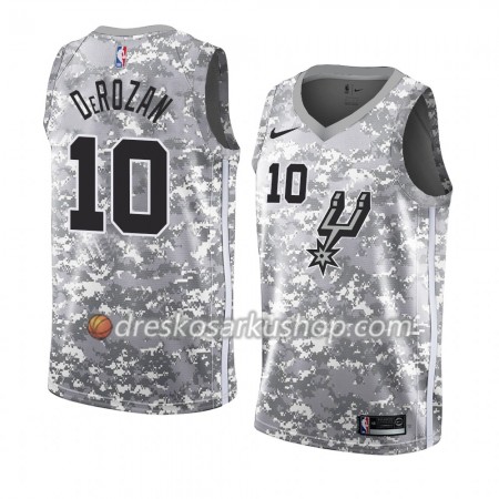 Muški NBA Dres San Antonio Spurs DeMar DeRozan 10 Nike 2018-19 Siva Swingman